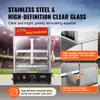 VEVOR, vaporera para salchichas tipo hot dog, 27L, vaporera Vista previa de la imagen del producto 4