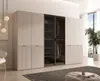 Schlafzimmerschrank Sandbox Kaschmir, Nova + Anistol Glas + Produktbild-Vorschau 1