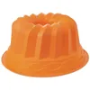 An orange silicone Bundt cake pan is shown against a white background. Náhľad obrázku produktu