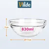 Vilde | Bols 6 pcs 830 ml - Ø17 cm - Saladiers en verre - Voir les images du produit 4