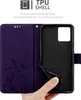 Cadorabo kryt pre Motorola MOTO G72 in FLORAL DARK PURPLE Náhľad obrázku produktu 5