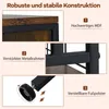 COSTWAY szafka dla kota, szafka na kuwetę z klatką dla Podgląd zdjęcia produktu 7