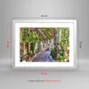 Gerahmtes Poster - Weißer Rahmen - Straße dekoration blumen Produktbild-Vorschau 5