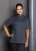KARLOWSKY Damen Kochjacke GRETA Kurzarm Druckknöpfe Produktbild-Vorschau 2