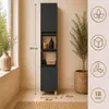 Badezimmerschrank Anthrazit ARIZA, 161x28x25 cm, 6 Produktbild-Vorschau 7