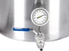 Maischetopf 50l, Zapfhahn, Thermometer, Stahl, OBS Produktbild-Vorschau 7