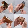 DONBOLSO Slim Wallet 9x7x1,5cm - Kožená peňaženka s vreckom Náhľad obrázku produktu 8