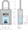 BASI SSZ 200B, Tragbarer Safe, Schwarz, Zahlenschloss, Produktbild-Vorschau 3