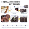 Holzjalousie Ohne Bohren 40 cm x 130 cm 35mm Lamellen  Produktbild-Vorschau 9