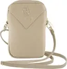 A beige phone bag with a gold Guess logo. Náhľad obrázku produktu