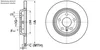 2x ATE Bremsscheibe 24.0312-0178.1 für AUDI A4 Avant (8K5 Produktbild-Vorschau 7