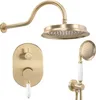 Unterputz Duschgarnitur Rea SERRA brushed gold + box Produktbild-Vorschau 1