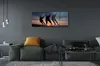 Glasbilder 125x50 Wandkunst Menschen Wolken Westen Produktbild-Vorschau 4