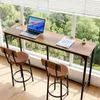 VEVOR Tavolo da bar con bordi arrotondati e design Anteprima dell’immagine prodotto 8