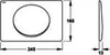 Technical drawing of a product with dimensions. Produktbild-Vorschau