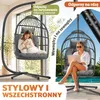 Fotel wiszący ELONEO z podstawą, wygodny fotel bujany do Podgląd zdjęcia produktu 5