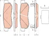 Trw Bremsbelagsatz, Scheibenbremse Hinterachse GDB3432 Produktbild-Vorschau 4