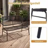 COSTWAY - Panchina da giardino in rattan sintetico, panca Anteprima dell’immagine prodotto 6