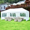 COSTWAY 3x6m gazebo da giardino protezione UV, tenda per Anteprima dell’immagine prodotto 10