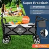 Bollerwagen faltbar mit Dach Handwagen Transportwagen, 2 Produktbild-Vorschau 5