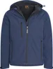 Cappuccino Italia Softshell Hooded Jacket Blue - Large XL Voir les images du produit 1