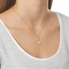 Kette Weltanhänger rosévergoldetem 925er Silber Produktbild-Vorschau 2