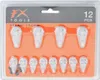 Set di 12 ganci con chiodi in metallo per cemento e legno Anteprima dell’immagine prodotto 3