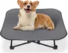 A corgi dog is lying on a raised pet bed. Produktbild-Vorschau