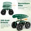GOPLUS Rollsitz, Gartensitz mit Rollen, Kniebank fahrbar, Produktbild-Vorschau 3