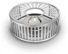 Creano Silver Stövchen "Stripes" aus Edelstahl mit Produktbild-Vorschau 3