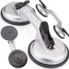 A set of silver and black suction cup lifters for glass, displayed on a white background. Produktbild-Vorschau