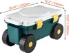 VEVOR Carrello da Giardino con Ruote in PP Contenitore Anteprima dell’immagine prodotto 8