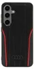 A black phone case with red accents and the Audi logo. Produktbild-Vorschau