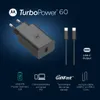 Motorola Chargeur TurboPower 68 GaN avec câble USB-C 6,5A, Voir les images du produit 14