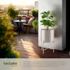 Support de plantes MINE en acier revêtu par poudre - taupe Voir les images du produit 5