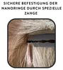 hair2heart Nanoringe #1 Schwarz mit Silikoneinsatz für Produktbild-Vorschau 8