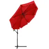 A red cantilever umbrella is shown against a white background. Anteprima dell’immagine prodotto