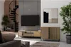 Commode ELBA avec portes - chêne artisanal / noir Voir les images du produit 5