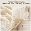 Kopfteilbezug 180 cm beige waschbar rutschfest Productafbeelding-voorbeeld