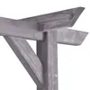 vidaXL Pergola de jardin Gris 200x40x205 cm Bois de pin Voir les images du produit 2
