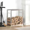 vidaXL Étagère à bois de chauffage 50x28x56 cm Acier Voir les images du produit 9