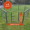 zooprinz Welpenauslauf Dog Run M Metall 60 cm hoch 8 Produktbild-Vorschau 6