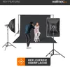 Walimex pro background cardboard 2,60 x 10 m nero, robusto Anteprima dell’immagine prodotto 2