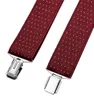 DonDon Herren Hosenträger 3,5 cm breit 4 Clips mit braunem Produktbild-Vorschau 5