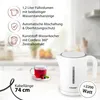 Cloer 4121, 1,2 l, 1800 W, Bílá, Plast, Nastavitelný Náhled obrázku produktu 10