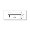 Stegblech Anthrazit RAL7016 Heizungsabdeckung 80mm Produktbild-Vorschau 4