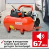 HECHT 20171 Flüsterkompressor | Druckluft Kompressor | 8bar Produktbild-Vorschau 3