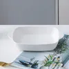 Weiße Auflaufform aus Keramik, 21x13x4 cm, 580 ml Inhalt, ofenfest bis 200 °C Podgląd zdjęcia produktu