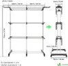 VOUNOT® Wäscheständer Turm Ausziehbar mit Faltbaren Produktbild-Vorschau 7
