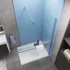 Duschparadies Duschwand Walk-In,ESG Klarglas Produktbild-Vorschau 3